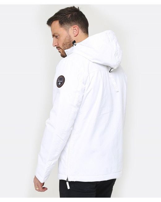 napapijri winter jacket white