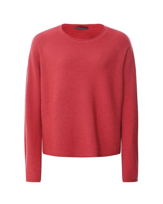 Oska Red Merino Long Sleeve 433 Sweater