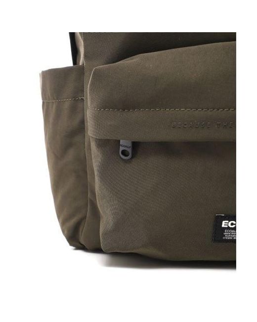 Ecoalf Green Water-repellent Basil Because Backpack for men