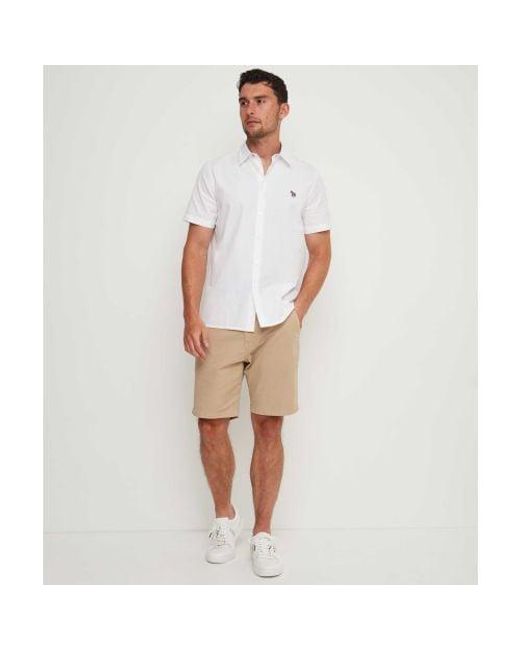 Paul Smith Chino Shorts in Natural for Men | Lyst UK