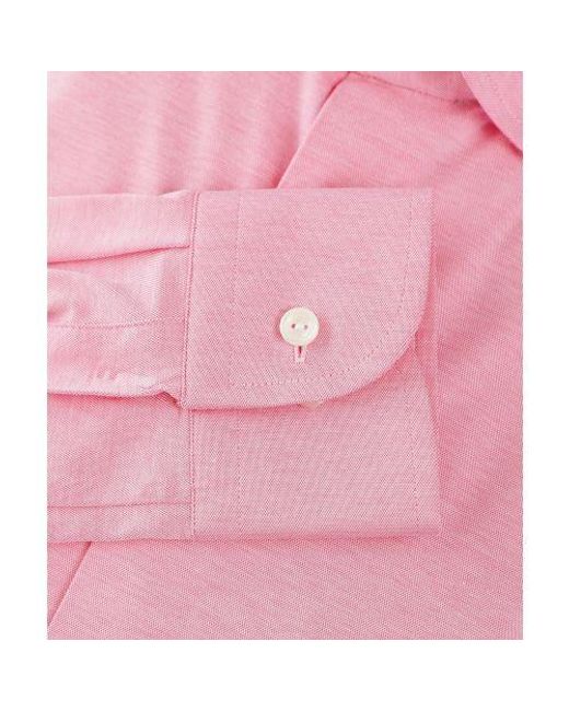 Eton of Sweden Pink Slim Fit Four-flex Shirt for men
