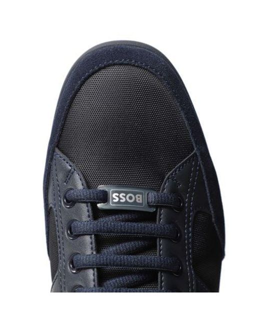 Boss Blue Saturn_lowp_mx A_n Trainers for men