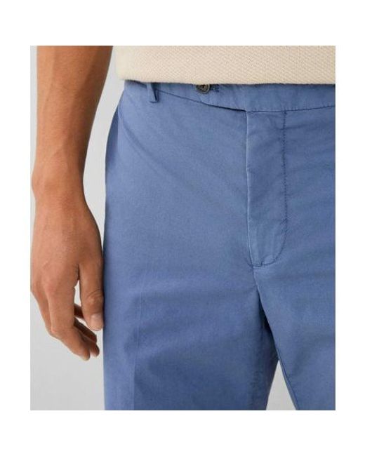 Hackett Blue Ultra Lightweight Chino Shorts for men