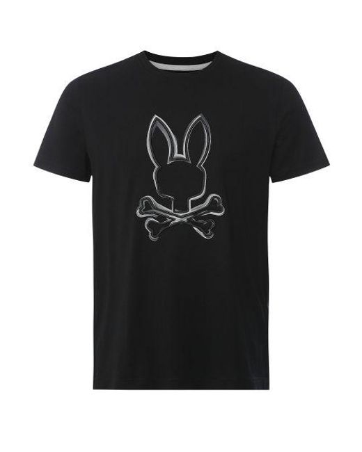 Psycho Bunny Black Vincent T-shirt for men