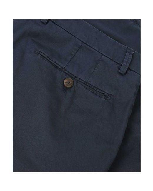 Briglia 1949 Blue Stretch Cotton Chino Shorts for men