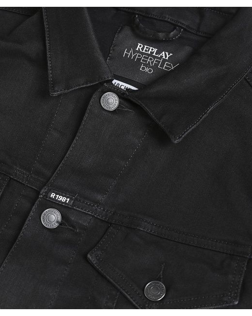 replay hyperflex denim jacket