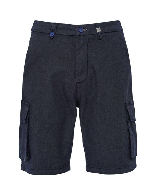 Sseinse Blue Combat Shorts for men