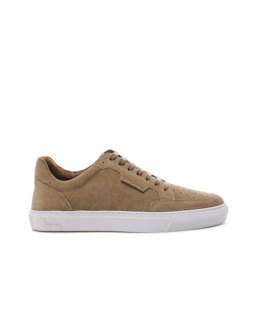 Oliver Sweeney Brown Leather Edwalton Trainers for men