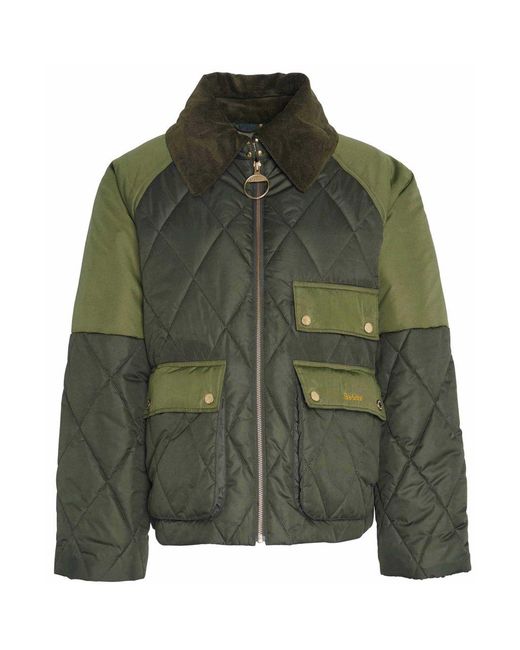 Barbour Green Milby Quilted Jacket