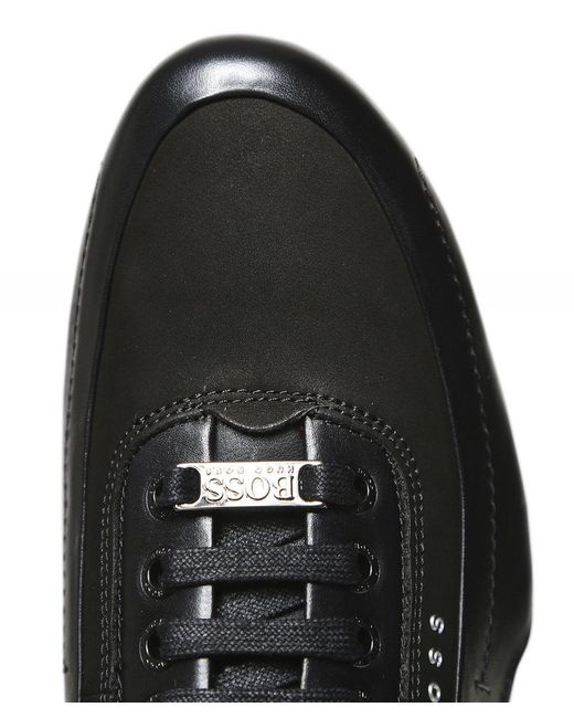 símbolo Morgue diagonal BOSS by HUGO BOSS Hb Racing Trainers in Black for Men | Lyst UK