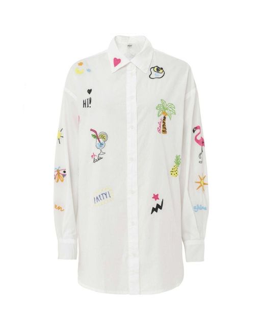 ME 369 White Madison Oversized Shirt