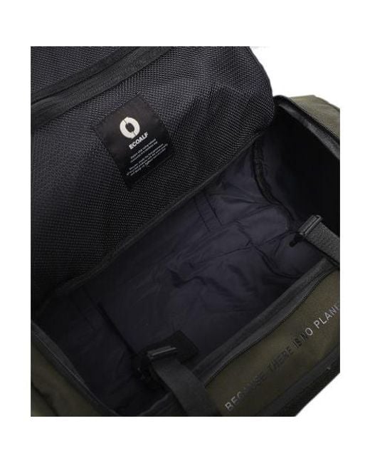 Ecoalf Black Water-repellent Baku Backpack for men