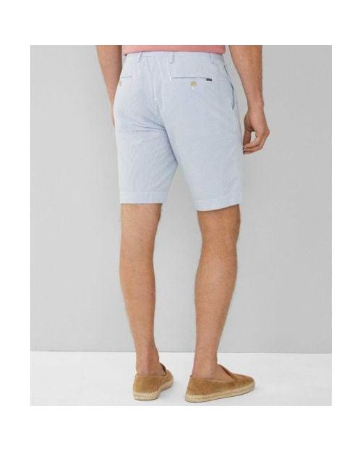 Hackett Blue Striped Kensington Shorts for men