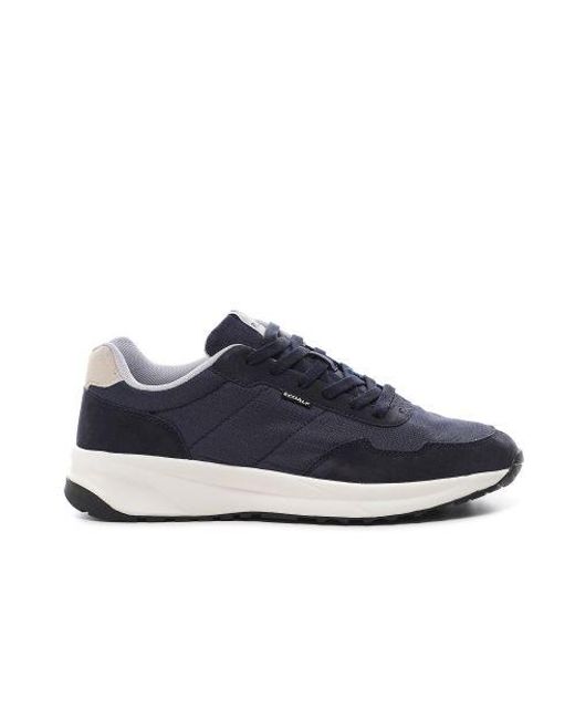 Ecoalf Blue Recycled Nylon Suace Trainers for men