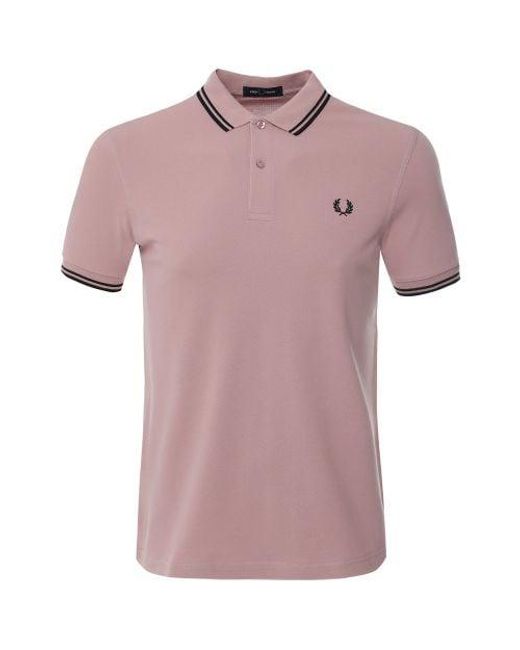Fred Perry Pink M3600 Polo Shirt for men
