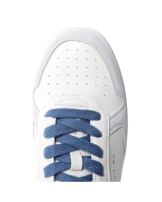 Replay Blue University M Court Trainers for men
