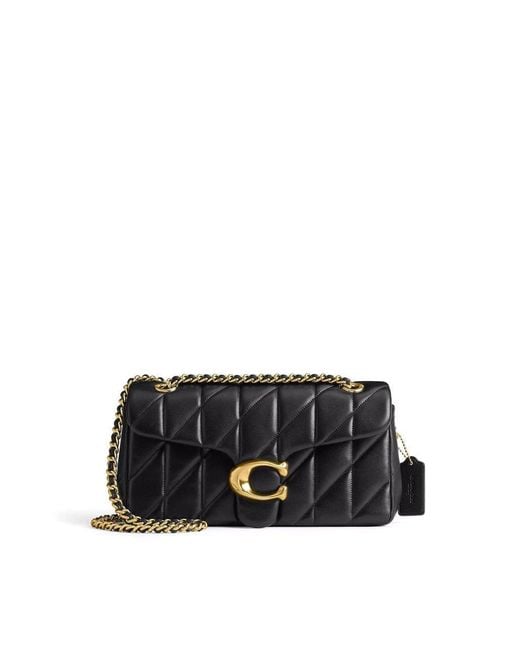 COACH Black Tabby Shoulder Bag 26 With Pillow Quilting