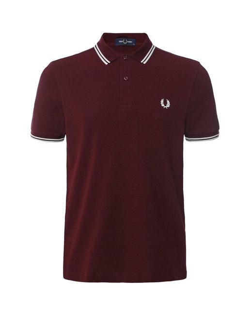 Fred Perry Red M3600 Polo Shirt for men