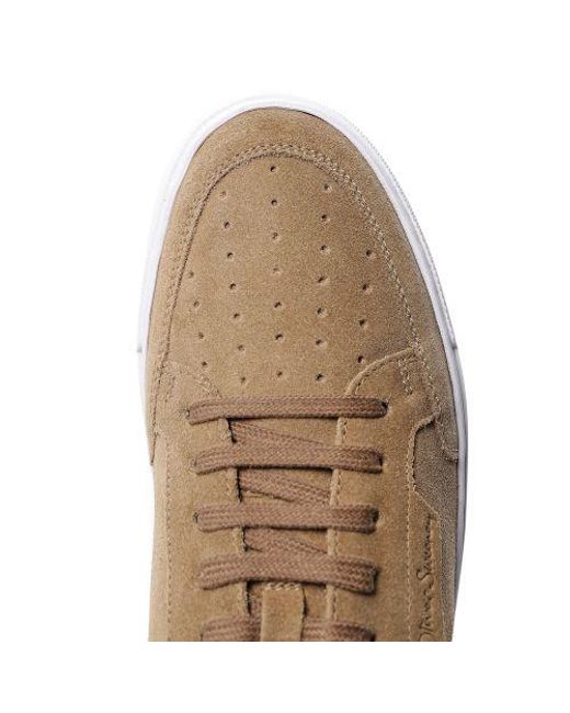 Oliver Sweeney Brown Leather Edwalton Trainers for men