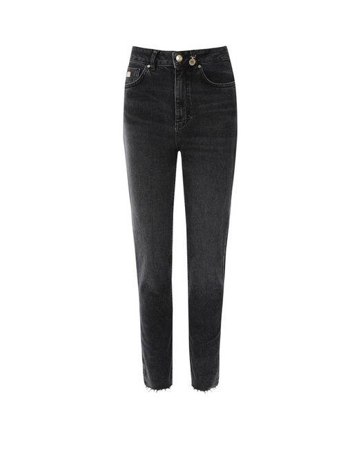 Holland Cooper Black High Rise Slim Jeans