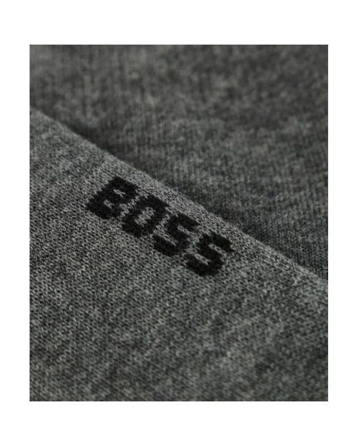 Boss Gray Ankle Socks for men