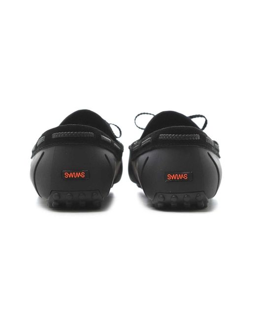 Swims Black Woven Drivers for men