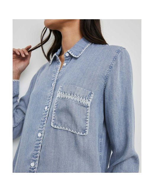 Rails Blue Saya Denim Shirt
