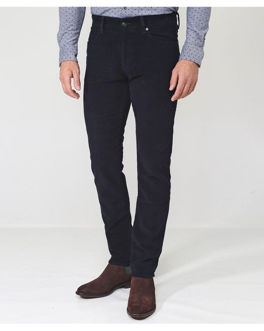 Lyst - Boss Slim Fit Delaware3-1-20 Moleskin Jeans in Blue for Men
