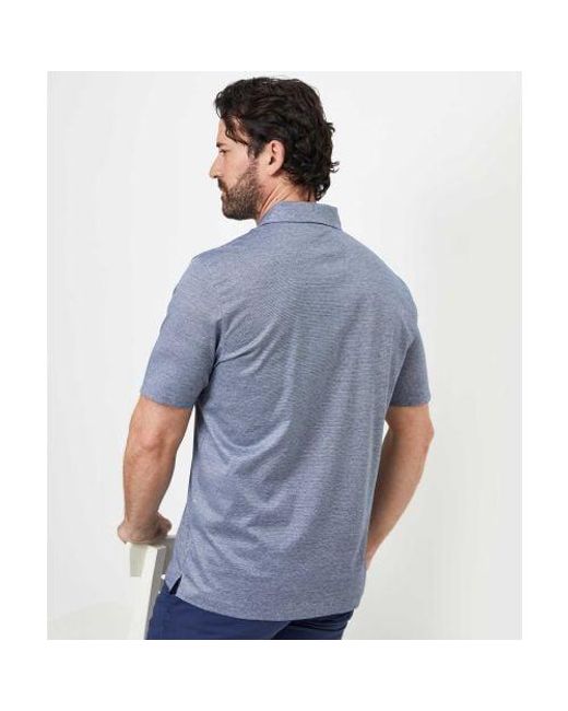 Gran Sasso Gray Striped Polo Shirt for men
