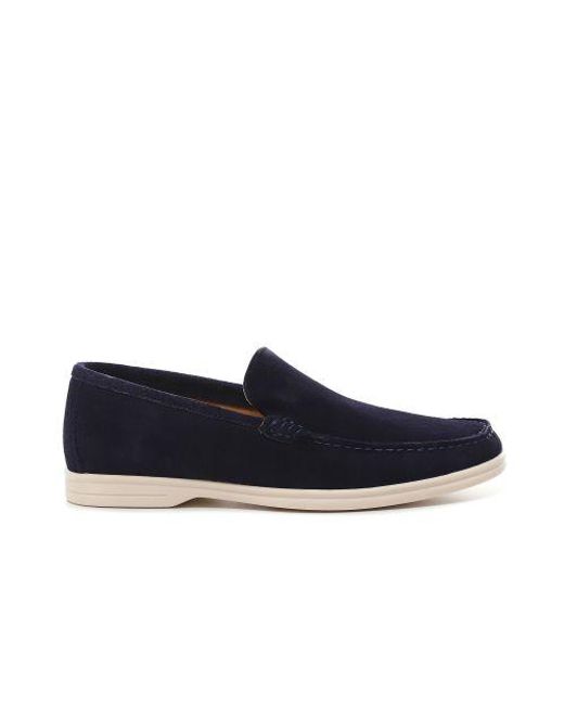 Oliver Sweeney Blue Suede Alicante Loafers for men