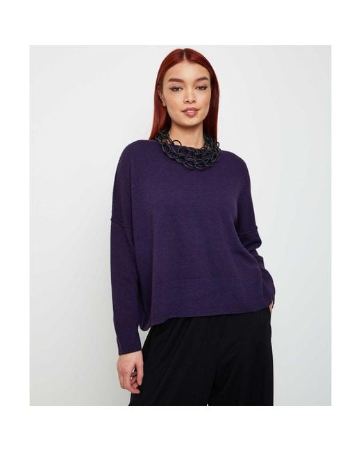 Oska Blue Pure Wool 448 Jumper