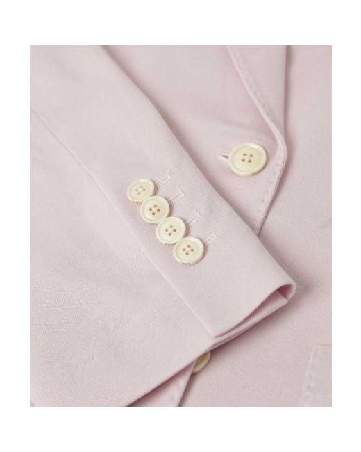 Circolo 1901 Pink Mercerised Double Breasted Blazer for men