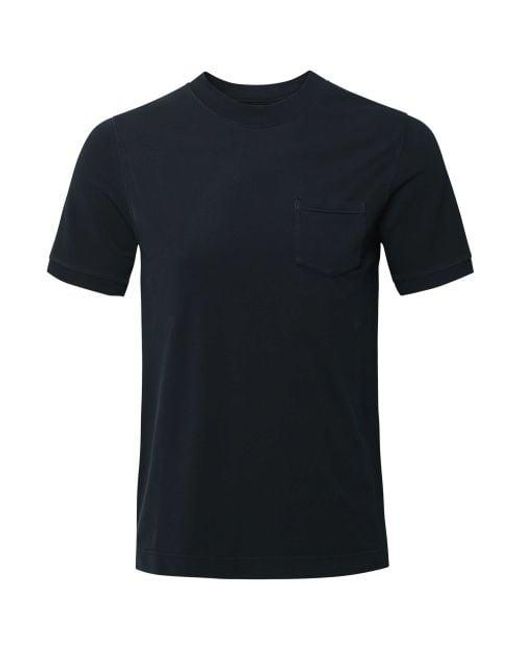 Circolo 1901 Black Garment Dyed Pique T-shirt for men