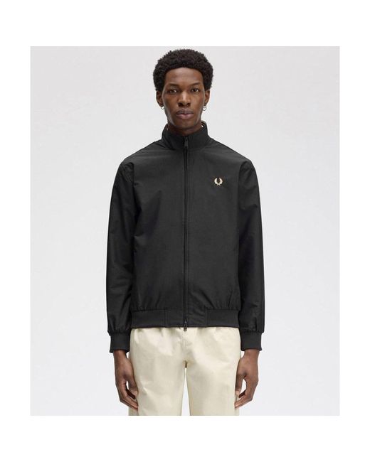 Fred Perry Black Brentham Jacket for men