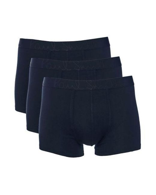 Paul Smith Blue Modal Boxer Shorts 3 Pack for men