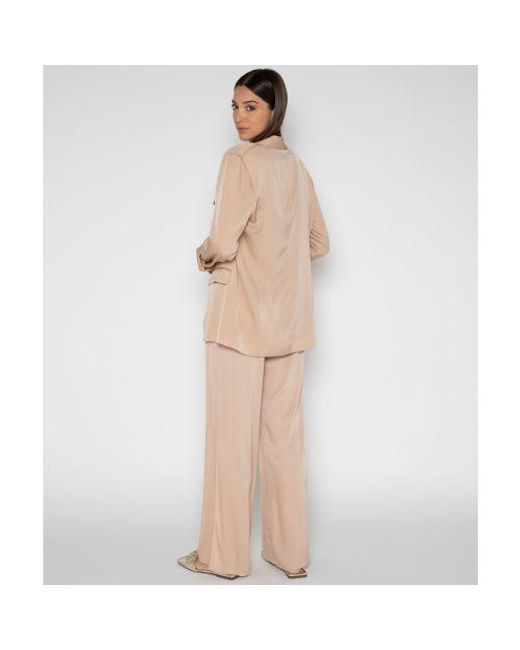 Silk95five Natural Pondy Trousers