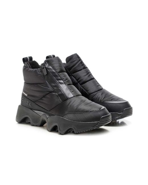 Sorel Black Kinetic Impact Puffy Boots