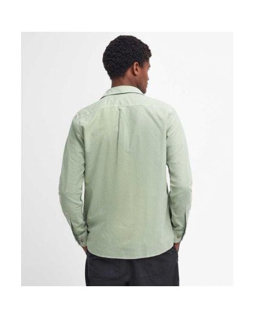 Barbour Green Tailored Fit Bentham Shirt for men