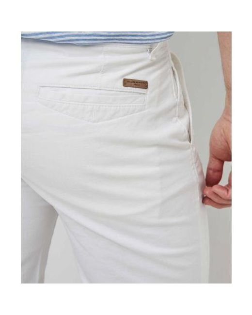 Baldessarini White Jari Chino Shorts for men