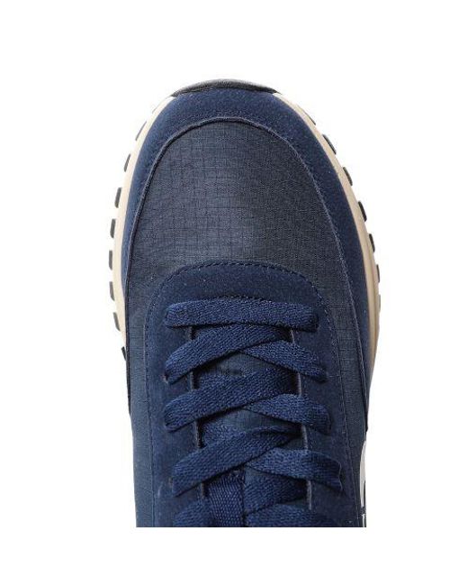 Ecoalf Blue Recycled Polyester Feroe Trainers for men