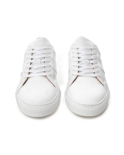 Oliver Sweeney White Leather Quintos Trainers for men
