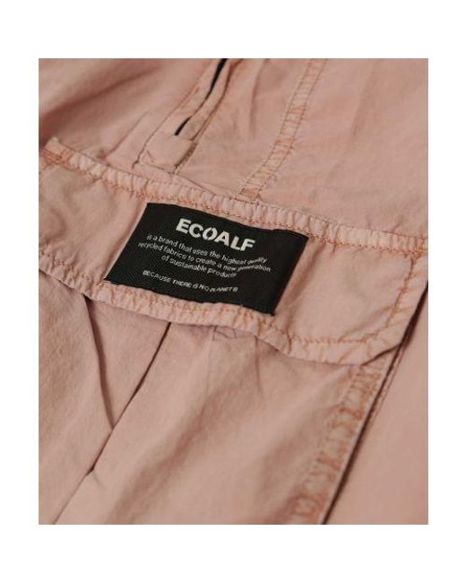 Ecoalf Gray Organic Cotton Aliste Cargo Shorts for men
