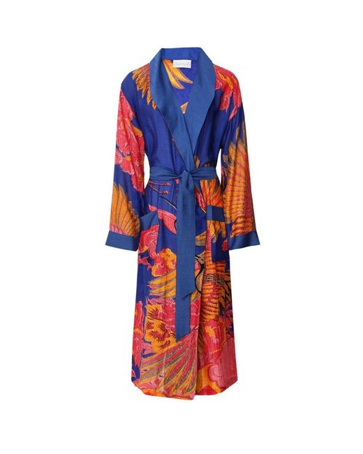 One Hundred Stars Blue Crane Cobalt Gown
