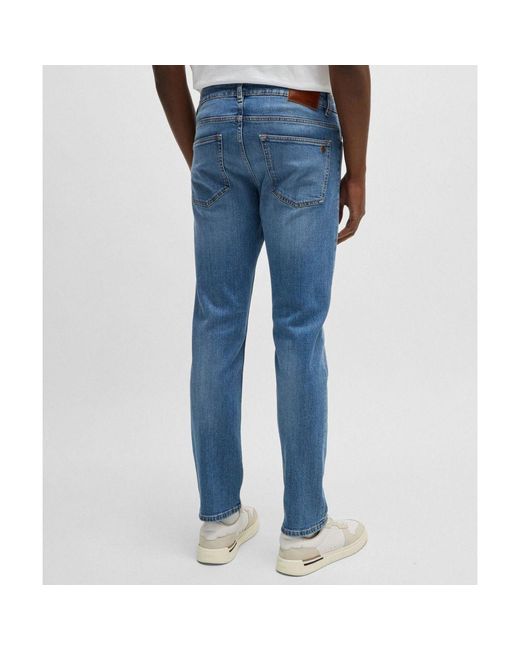 Boss Blue Slim Fit Delaware Bo Jeans for men