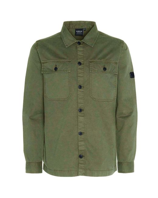 Barbour Green Arlo Overshirt for men