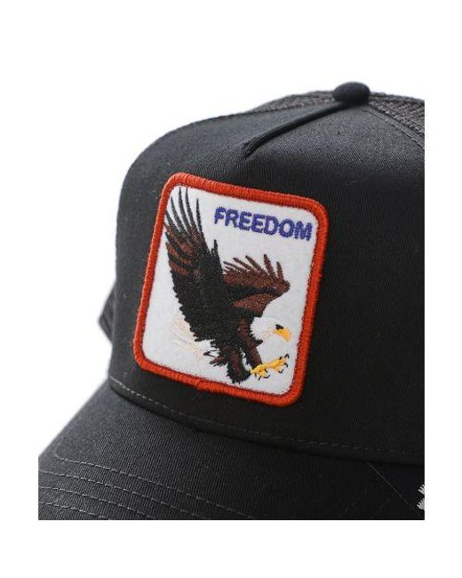 Goorin Bros Black The Freedom Eagle Cap for men