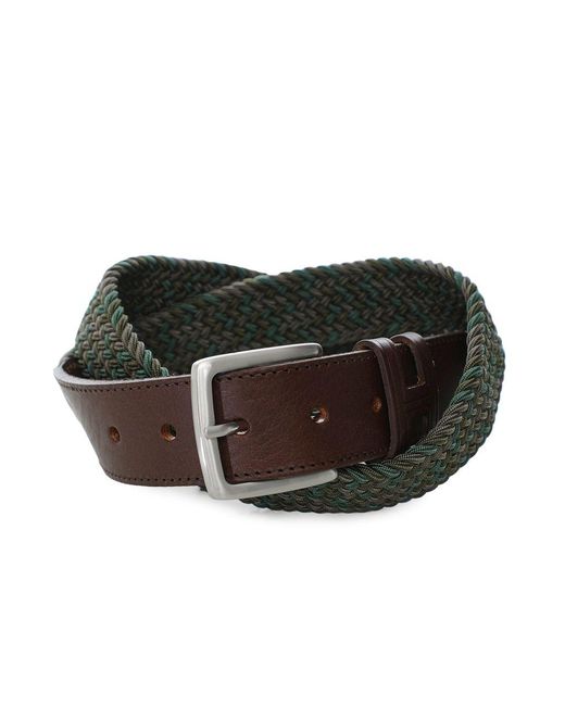 Hackett Black Parachute Stretch Belt for men
