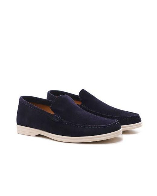 Oliver Sweeney Blue Suede Alicante Loafers for men