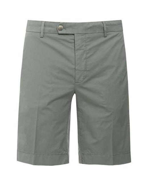 Hackett Gray Ultra Lightweight Chino Shorts for men