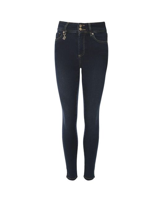 Holland Cooper Blue Contour Skinny Jeans